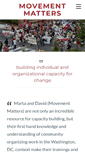 Mobile Screenshot of movementmatters.net